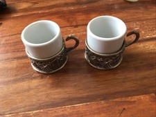 2 Vintage espresso coffee cup set