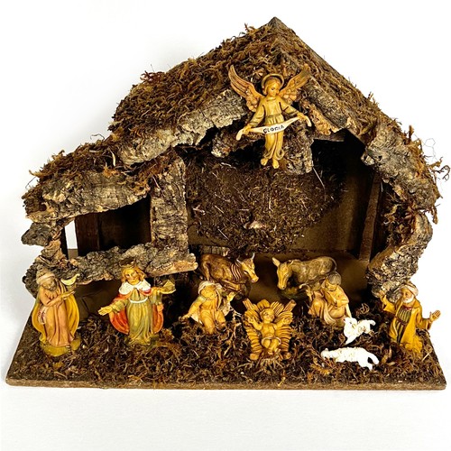 Vintage fontanini nativity - 11",
