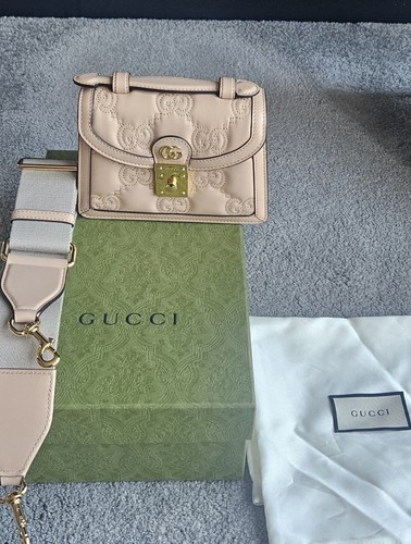 Gucci mini matelassè top - gucci, gg