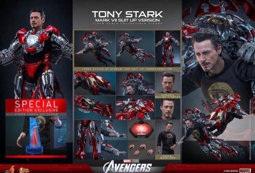 Hot toys tony - iron, man