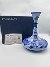 Rare Boxed Moorcroft Centenary Florian Yacht Vase, With Certificate.  Number 475