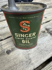 Vintage Singer Sewing Machine Oil Can