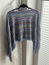 Missoni poncho zig zag crochet - zig,