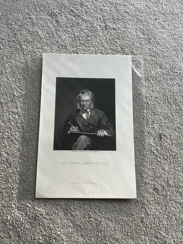 Sir edwin landseer stipple - sir,