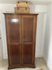 Marks and Spencer Mahogany Double Wardrobe And 5 Drawer Chest Of Drawers