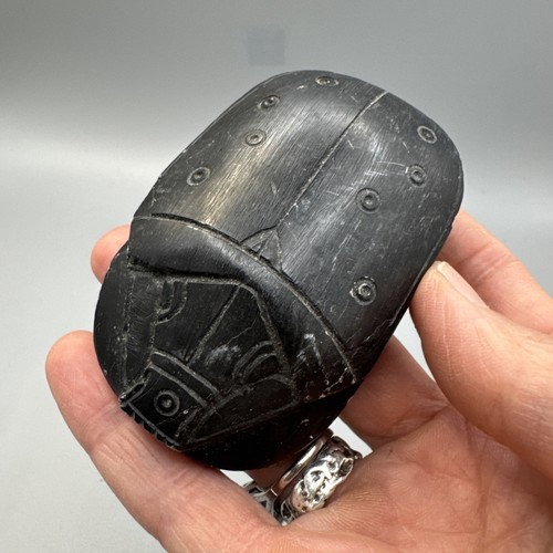 Vintage scarab beetle egyptian - scarab,