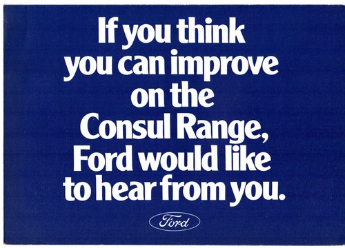 Ford consul competitor - ford,