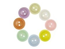 Round Milled Edge Baby Buttons