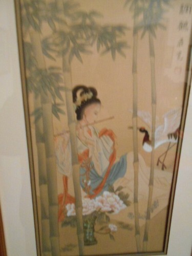 Chinese painting silk in - silk,