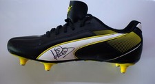 Patrick Kluivert Signed Autograph Football Boot Barcelona Holland AFTAL COA