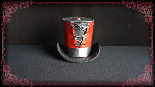Handmade goth mini hat - goth, costume
