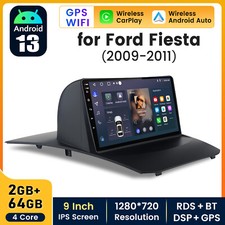 Apple Carplay Android 13 Car Stereo GPS Head Unit For Ford Fiesta MK6 2009-2011