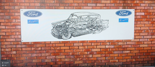 Ford anglia 105e banner - ford,