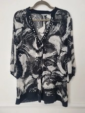 M&S Woman UK 14 Black White