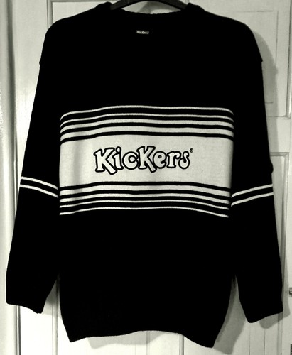 Vintage kickers spellout navy - vintage,