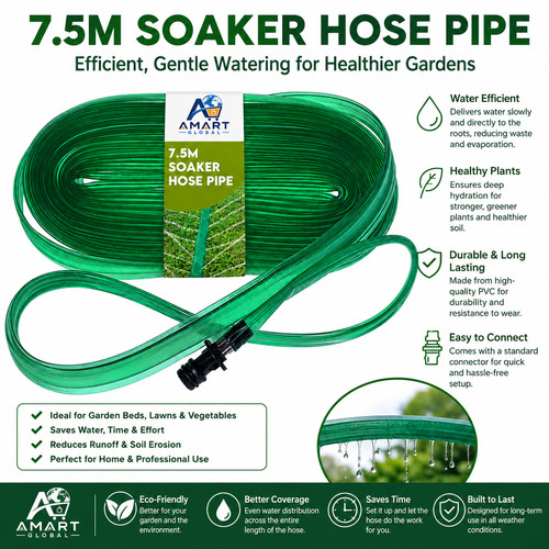Garden soaker hose pvc - 7.5m,