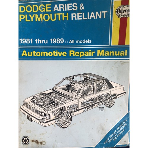Dodge aries and plymouth - dodge,