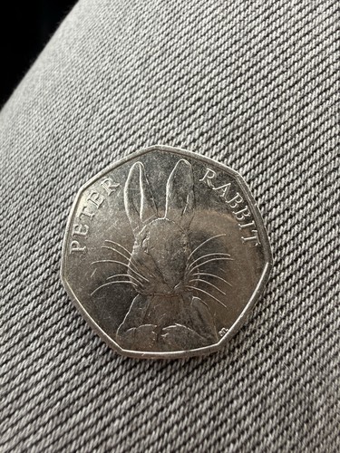 Great britain 50p peter rabbit - peter,