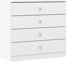 Denver White Gloss 4 Drawer