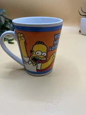 Rare THE SIMPSONS “WOO HOO NOW THAT LOOKS TASTY” KINNERTON 2005 Mug