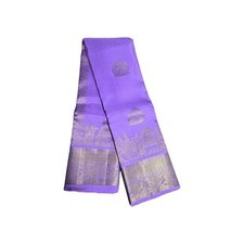 pure Kanchipuram saree Soft Silk  purple silk mark 