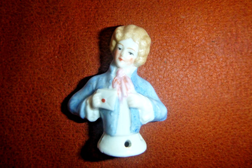 Vintage unusual male half doll - vintage,