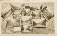 STREET, KILBARCHAN, MULTI VIEW - Renfrewshire Postcard Real Photo