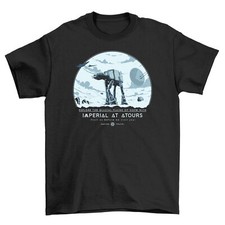 AT-ATOURS Star Wars T-Shirt - Join the Empire in Style! Funny Unisex Printed Des