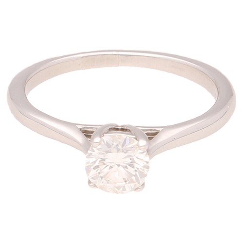 18carat white gold 50ct - white, 0.50ct