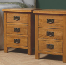 Pair baysdale rustic oak - pair, of