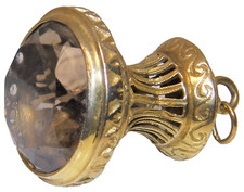 9CT GOLD SMOKEY QUARTZ