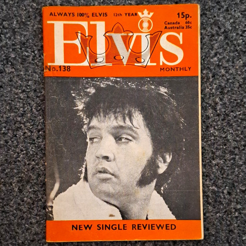 Elvis monthly magazine 138 - monthly,