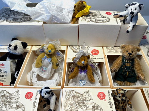 Hermann teddy miniaturen boxed - miniaturen,