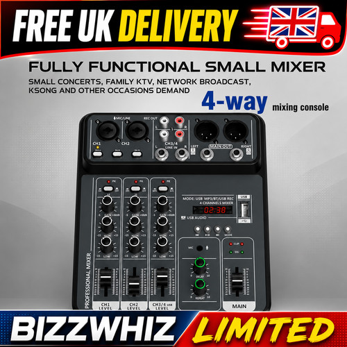 Audio mixer 48v phantom - audio,