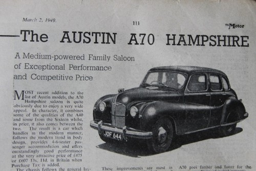 Original 1949 motor mag - original,