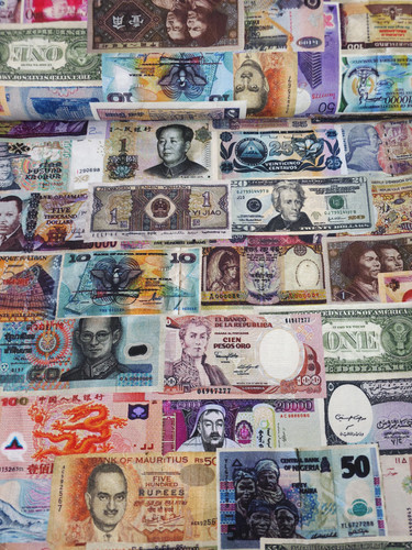 Retro money notes - notes, 100%