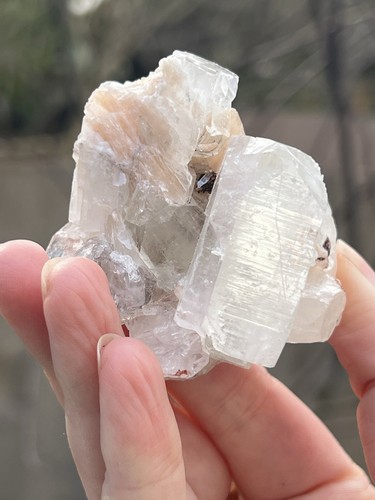 Clear white apophyllite - clear,