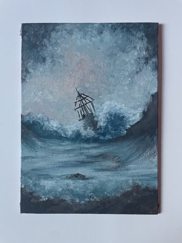 Original ship and - ship, sea