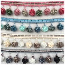 1/2M Pom Pom Curtain Tassel