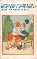 Couple seaside humour  1936