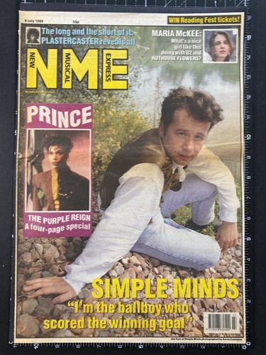Simple minds nme cover page - nme,