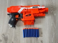 NERF N-Strike Elite Stryfe Blaster - Black/Orange/White + 10 Darts