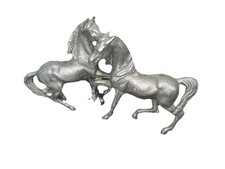 PAIR VINTAGE  SILVER METAL