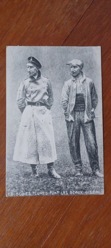 Wwi satirical postcard - wwi,