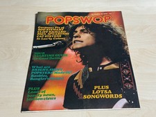 Popswop Magazine November 18, 1972 Rod Stewart Paul McCartney Cat Stevens++++