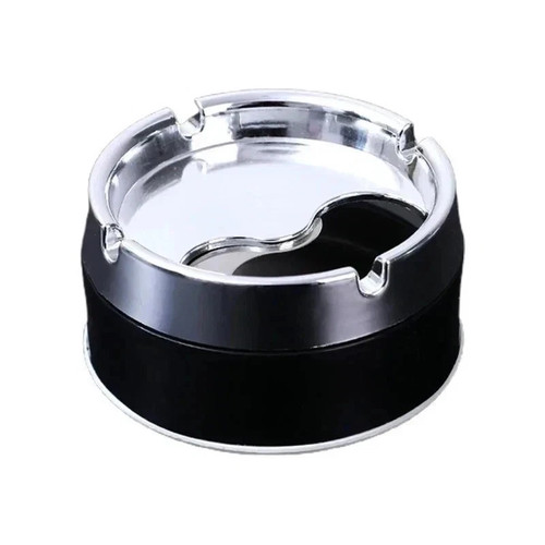 Stainless steel ashtray with - steel,