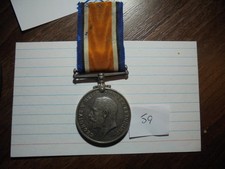 WW1 War Medal   - Pte   -  1st Tank Corps     (MAD/72)