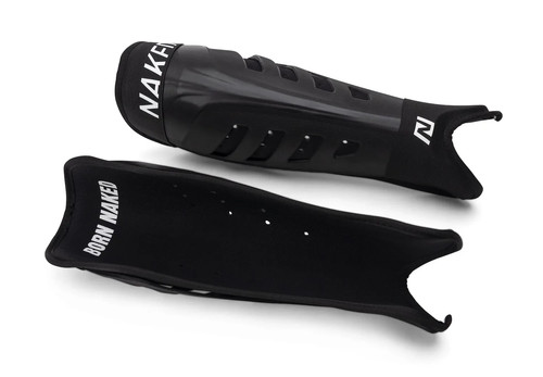 Naked hockey senior - , shinguards