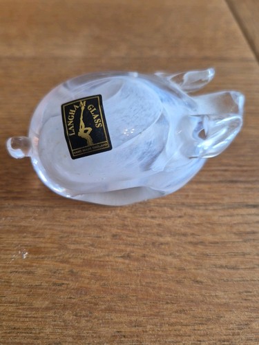 Langham glass pig ornament - glass,