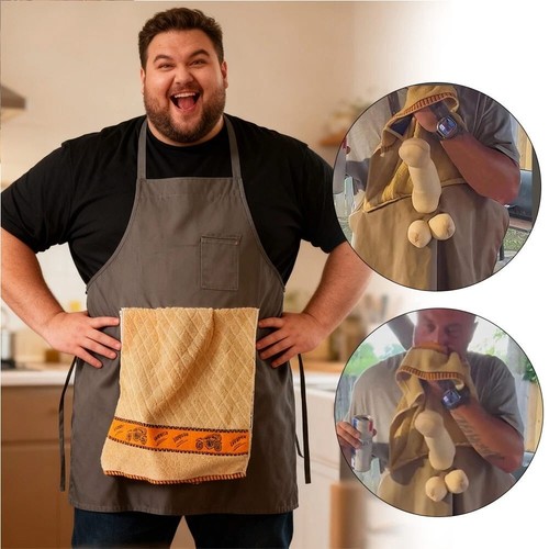 Men creative prank apron funny - men,